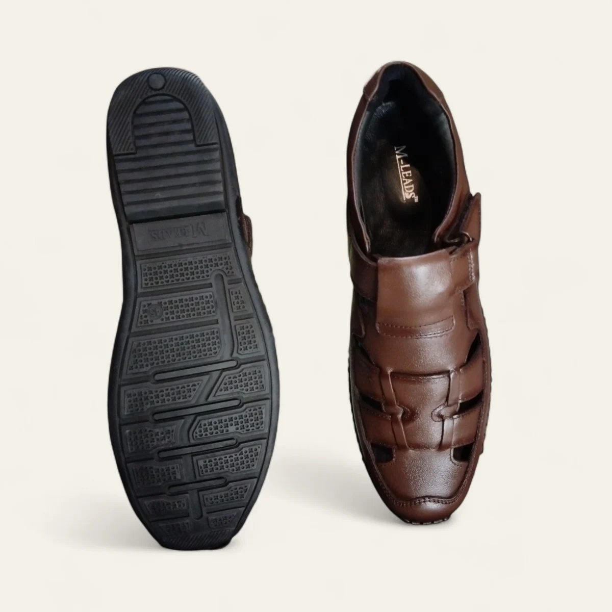 M-leads Brown - Men's Formal Sandal