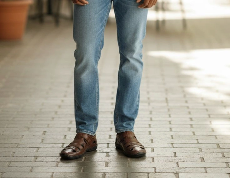 M-leads Brown - Men's Formal Sandal