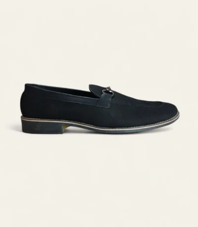 San Louis 2007 - Men's Black Suede Loafers