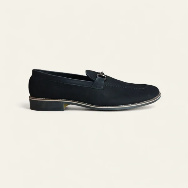 San Louis 2007 - Men's Black Suede Loafers