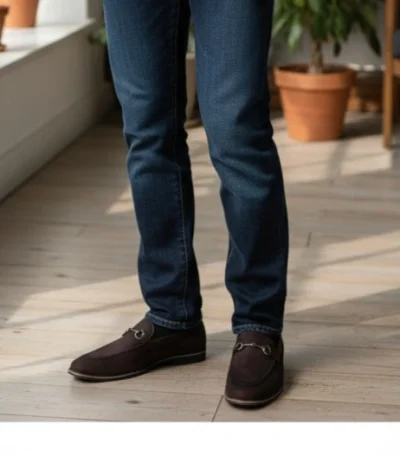 San Louis 2007 - Men's Brown Suede Loafers