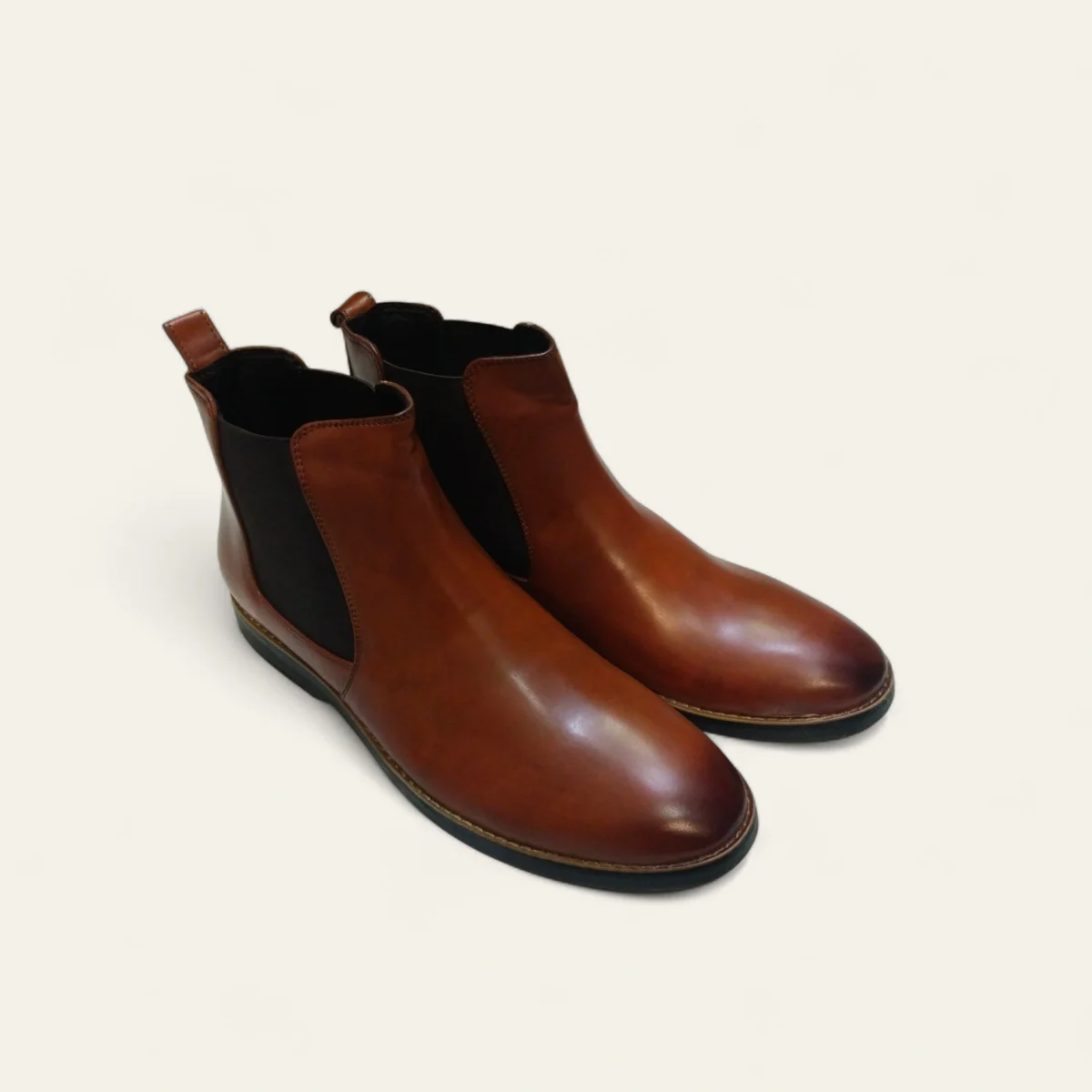 Stella Cartey 9007 - Men's Tan Chelsea Boots