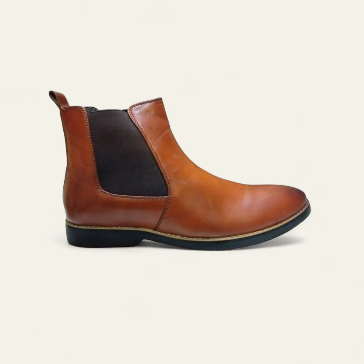 Stella Cartey 9007 - Men's Tan Chelsea Boots