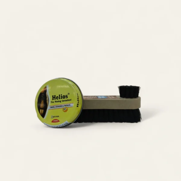 helios natural polish and brush combo