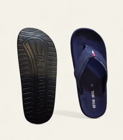 orthoheel 7720 blue men slippers