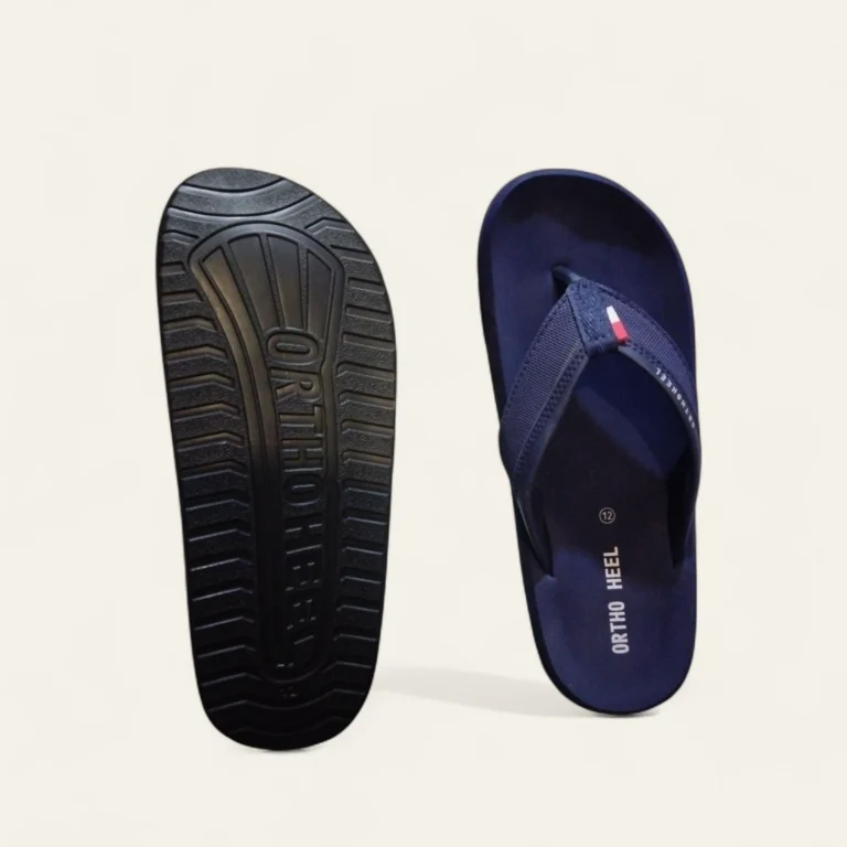 orthoheel 7720 blue men slippers