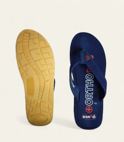 ortho plus 1020 navy men flip flops