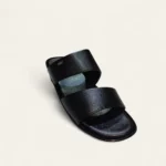 rswiss black 11712 men leather sandal