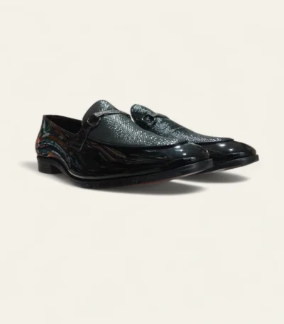 blue hills men party loafer 9600 black