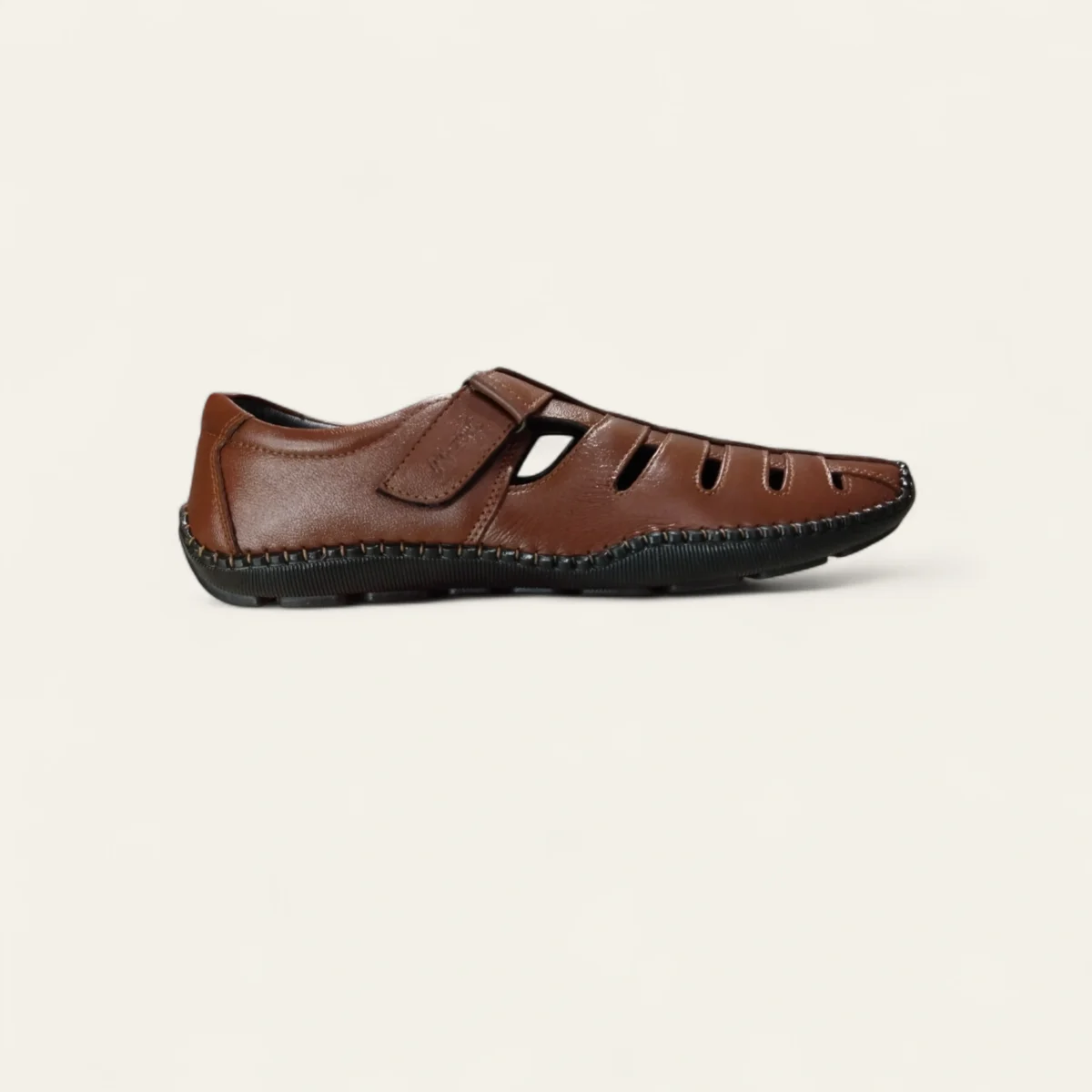 mzowi men leather sandal b1 tan