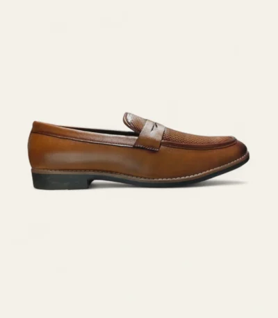 san louis men tan loafer 7600